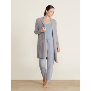 Barefoot Dreams CozyChic Lite® Long Cardigan in Gray Sz S
